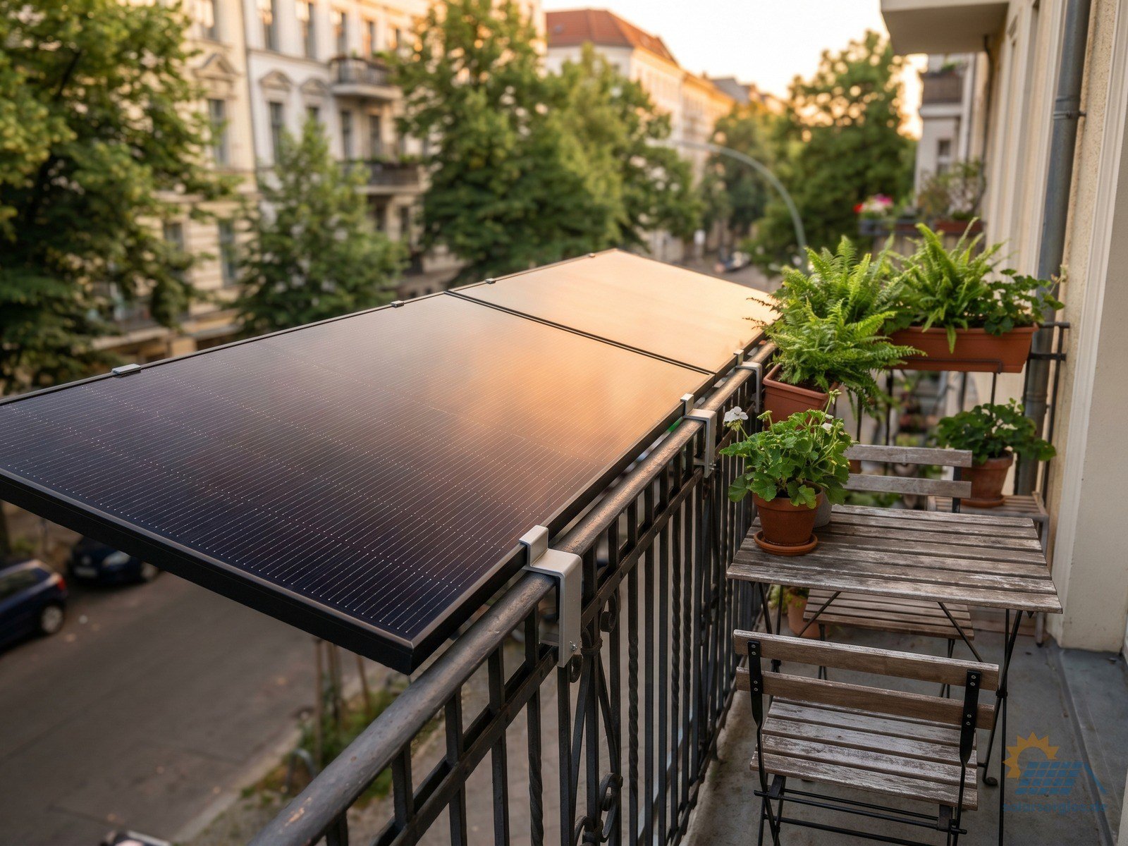 Solarpaket Balkonkraftwerk mit 0,8 kWp – Mieter, Eigentumswohnungen, Reihenhaus-Balkon — bis 600 kWh/Jahr