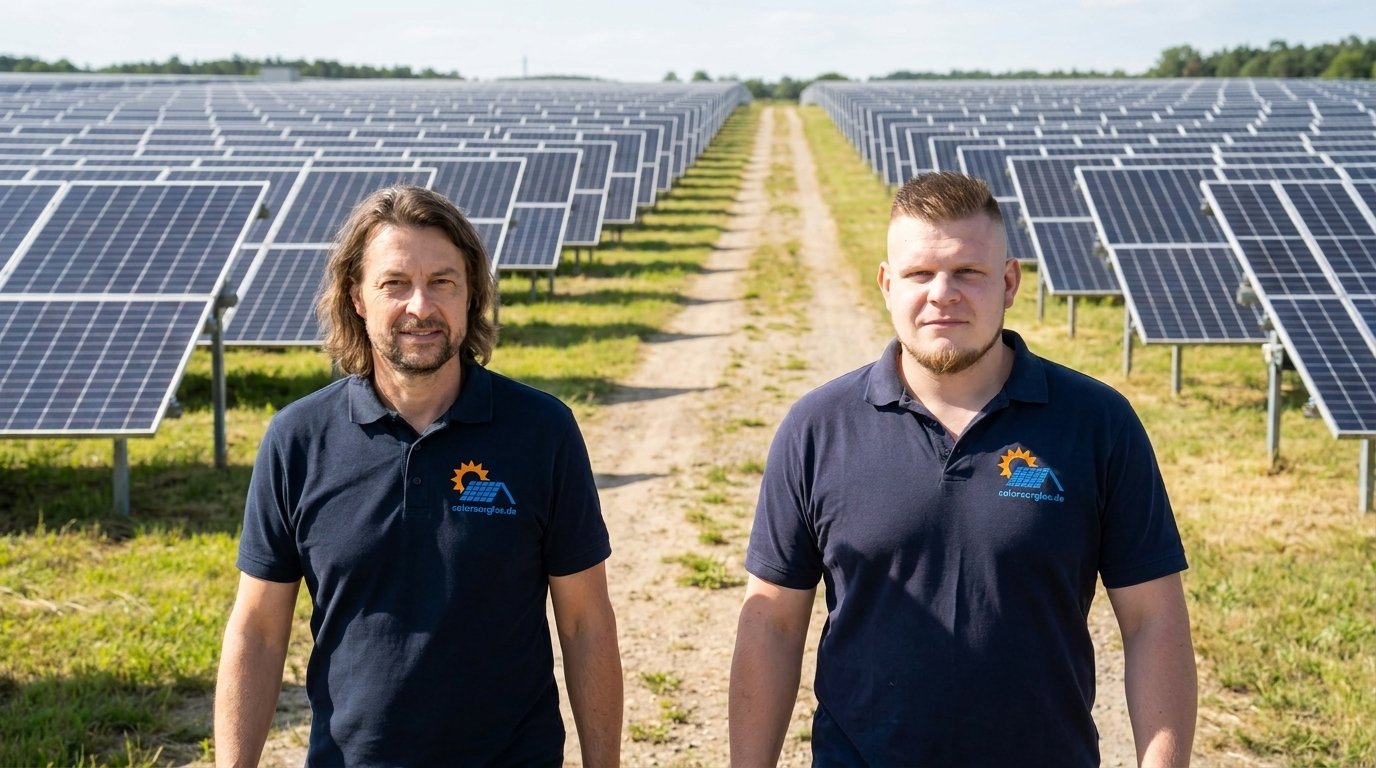 Moderne Solaranlage mit neuester Technik